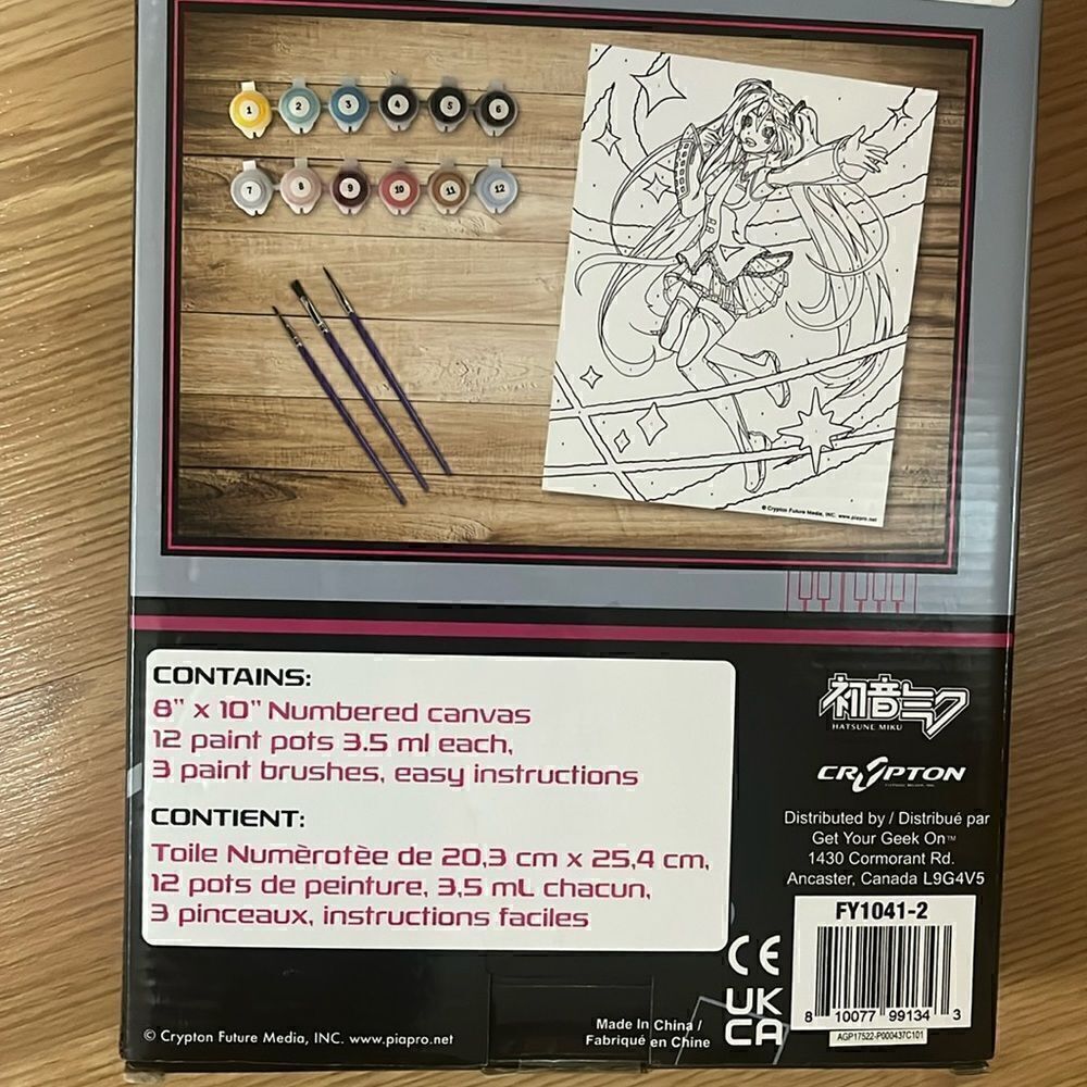 HATSUNE MIKU Paint By Number Set - Picture 3 of 3
